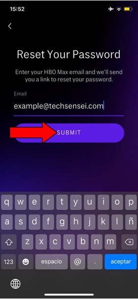 Hbo Max Sumbit Mail To Refresh Password