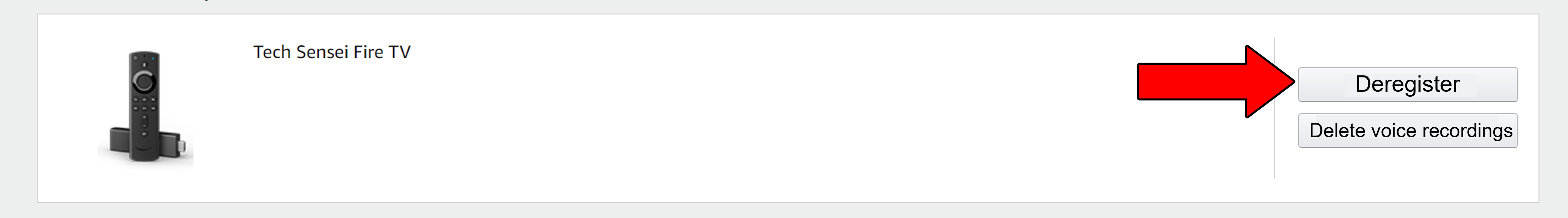 How to deregister devices on Amazon Device Management