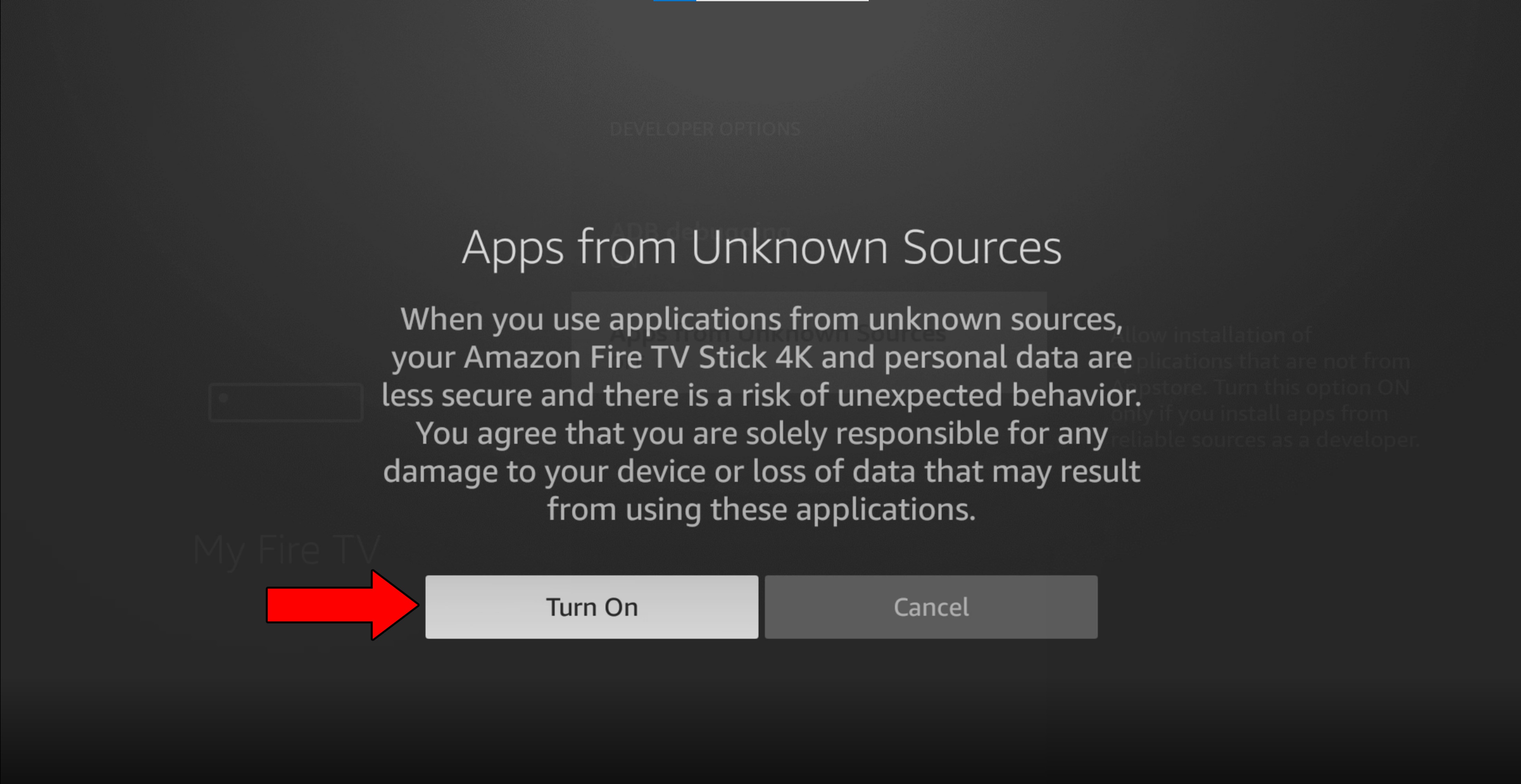 How to enable installing apps from unknown sources on Amazon Firestick