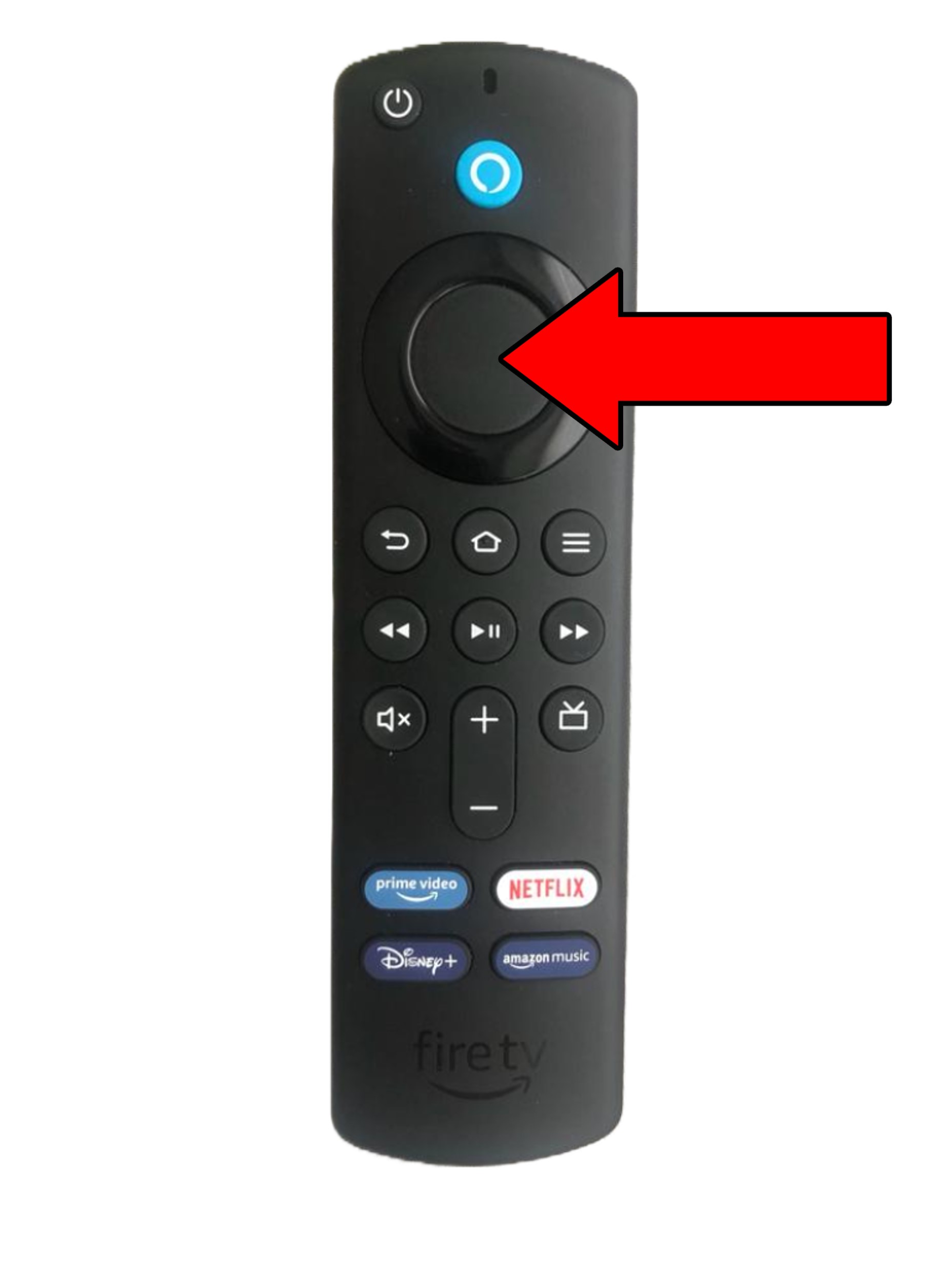 Select button on Amazon Firestick controller