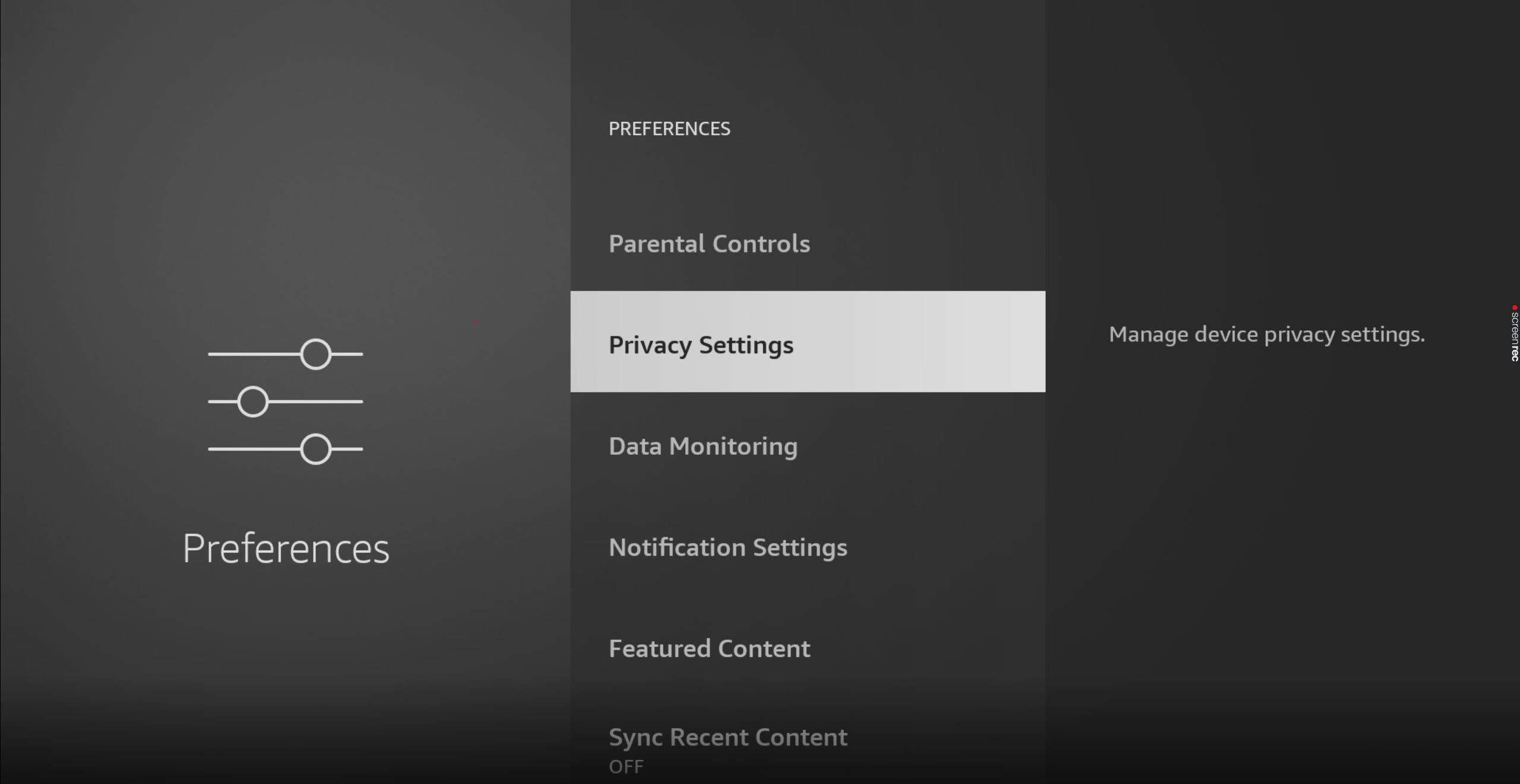 How to Access Privacy Settings on Amazon Firestick