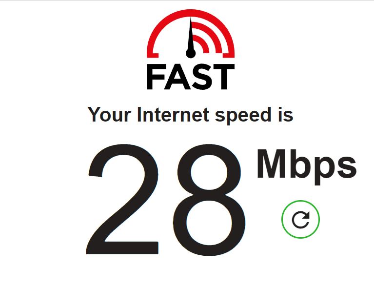 Test your Internet speed.