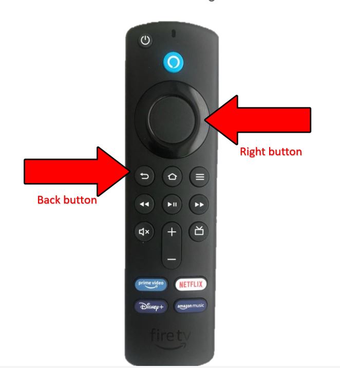 Factory reset your Fire Stick using your remote.