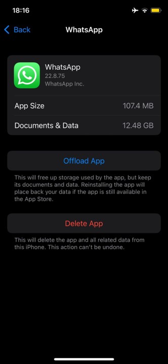 How to confirm deleting an app on iOS
