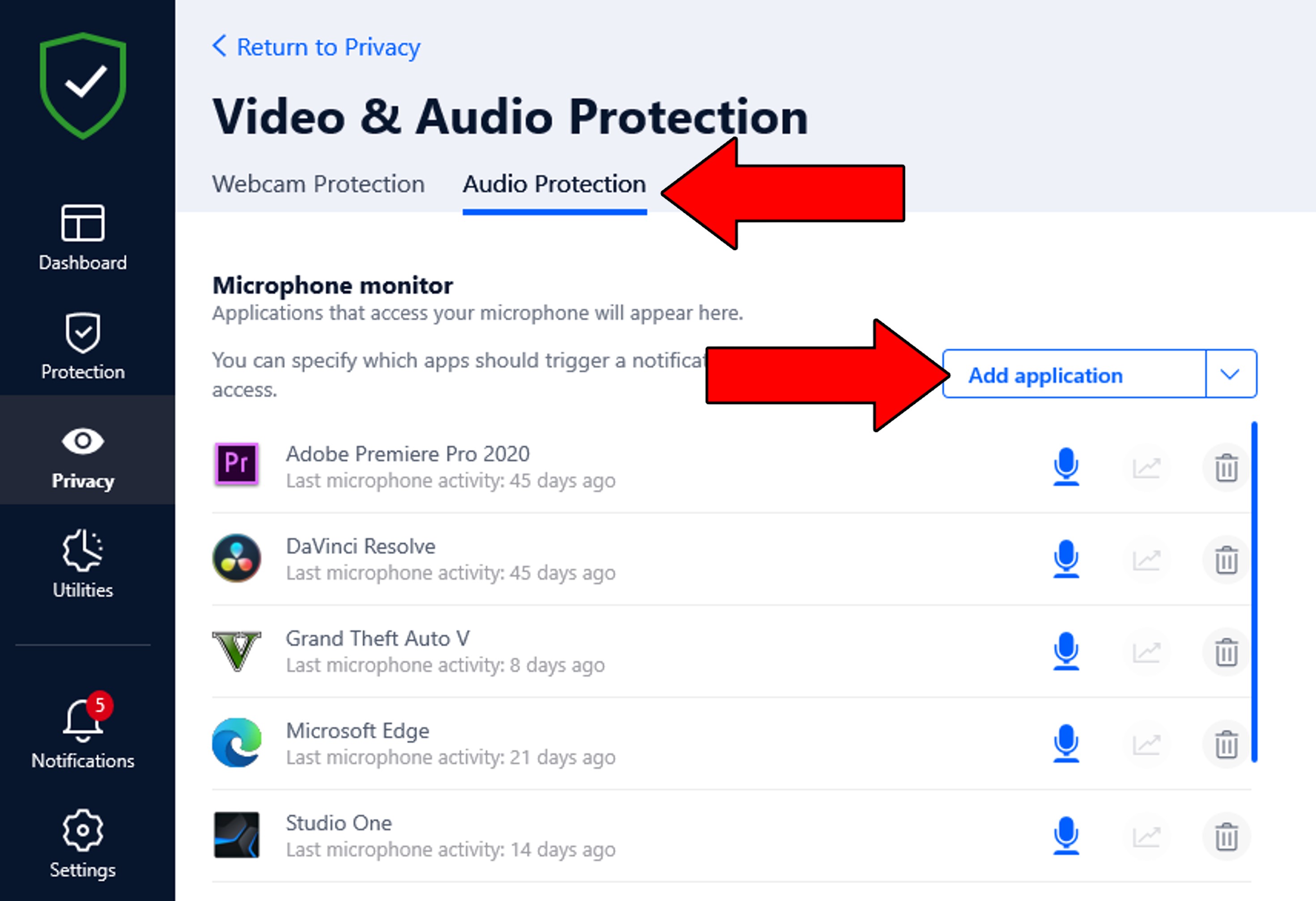 How to add Zoom to audio exceptions on Bitdefender
