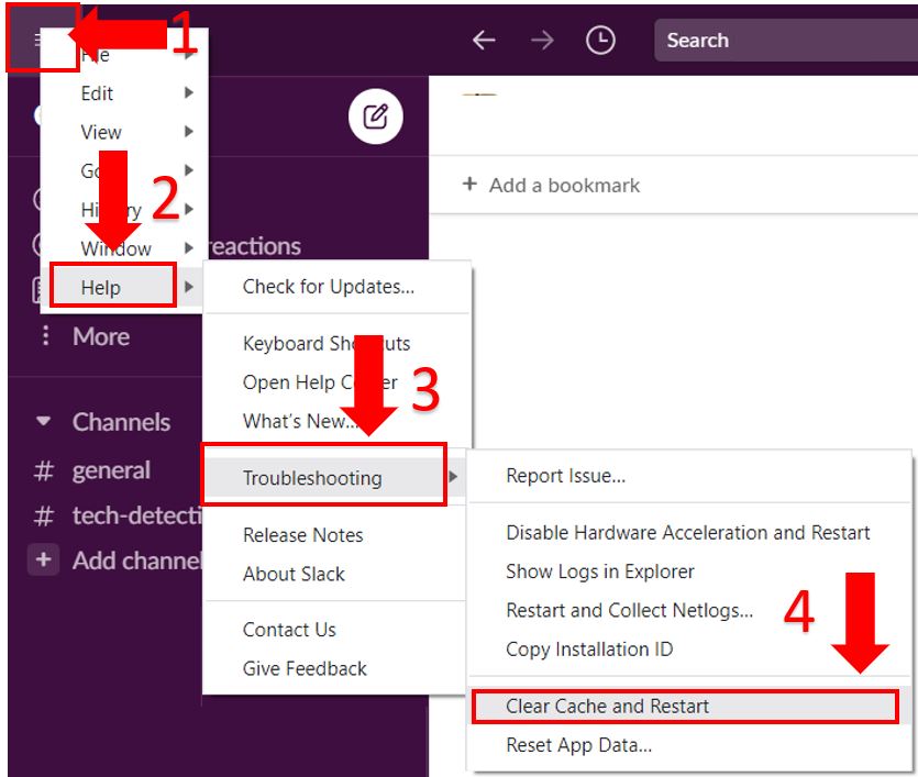 How to clear Slack's cache on Windows app