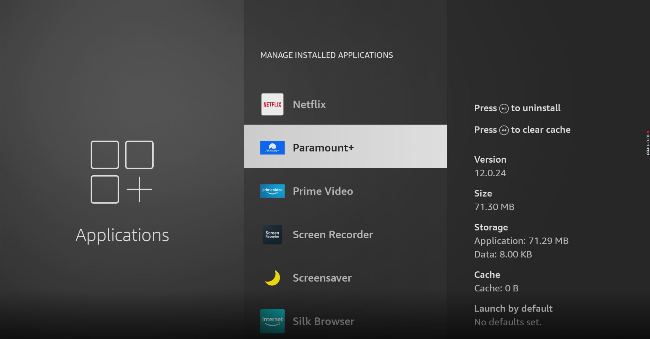 How to access Paramount Plus' settings on Amazon Firestick