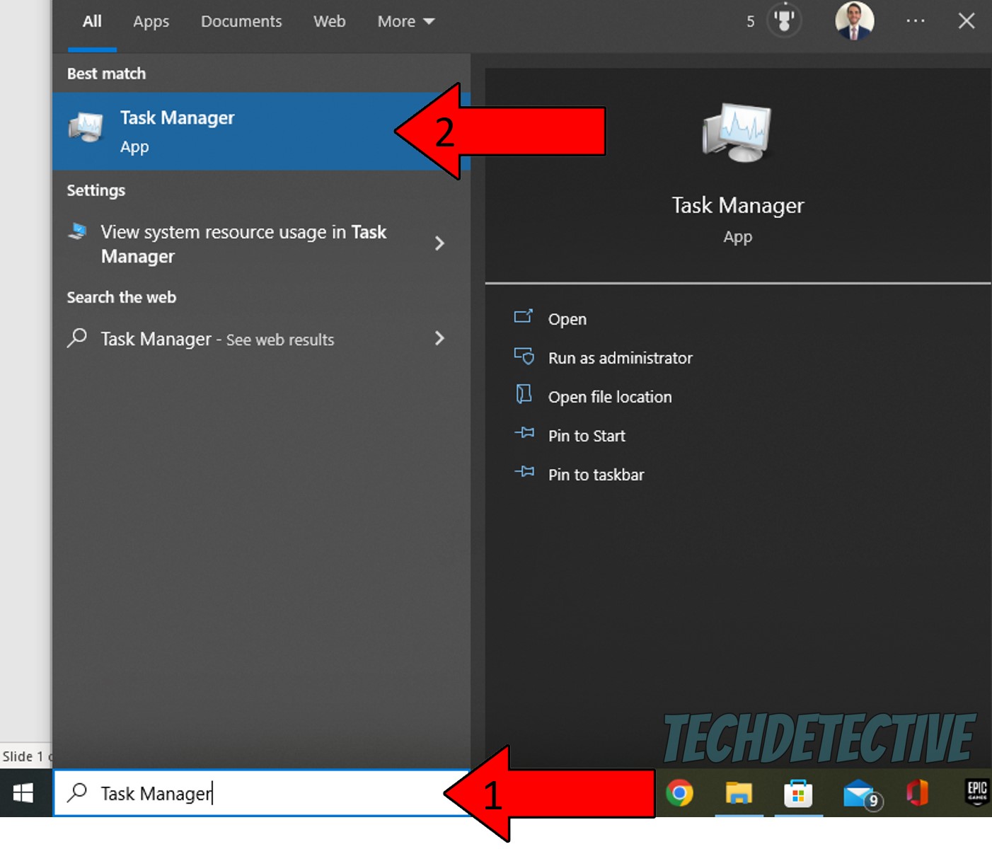 How to access Task Manager on Windows 10