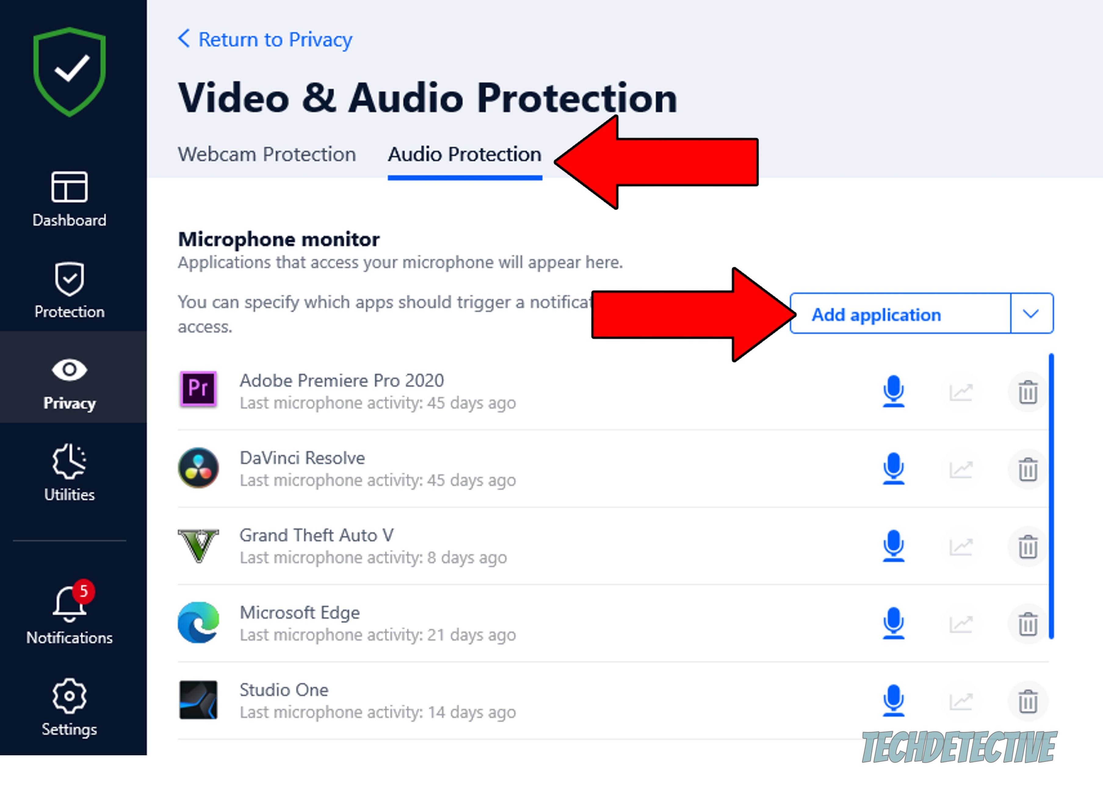 How to add Teams to audio exceptions on Bitdefender