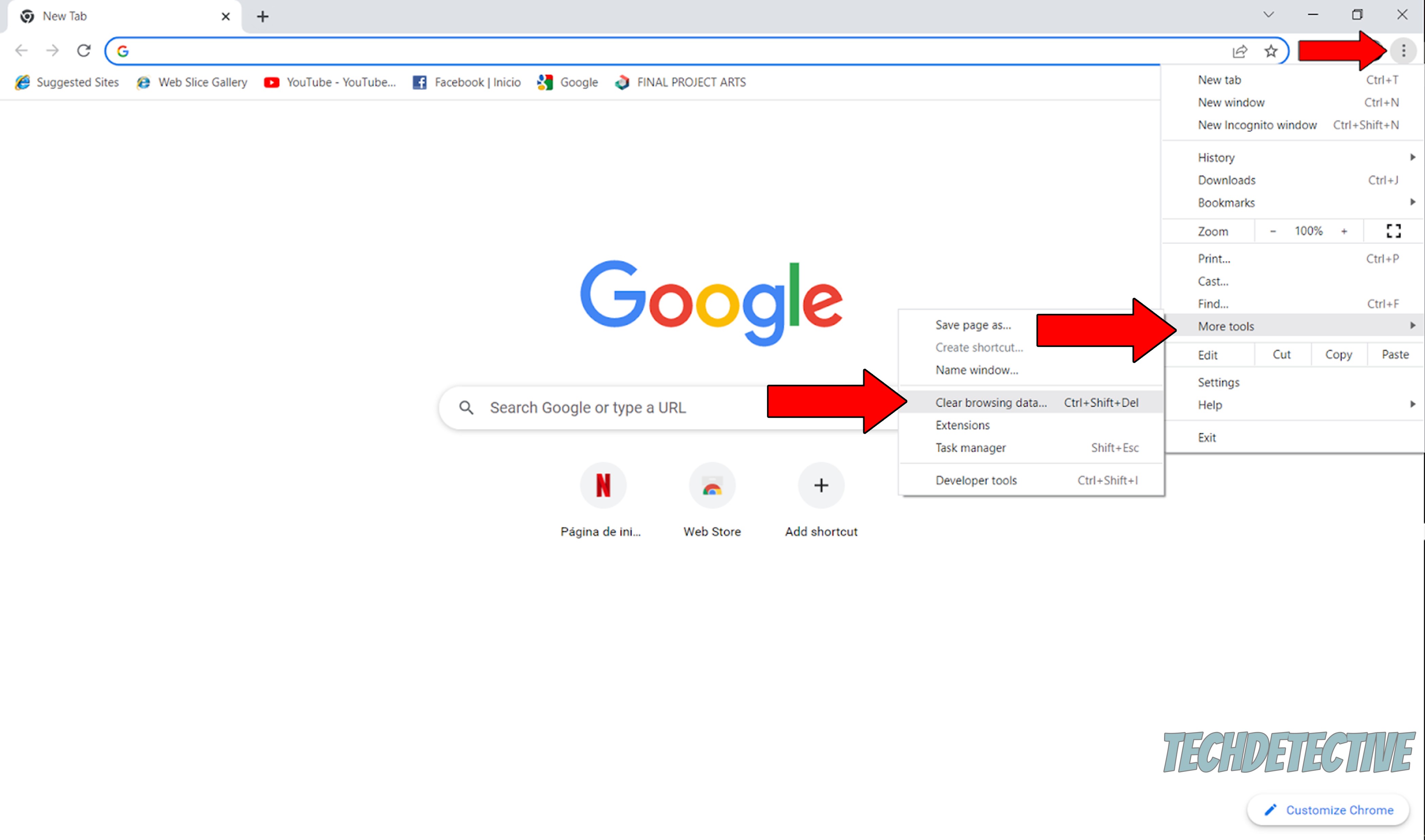 How to clear cookies on Google Chrome