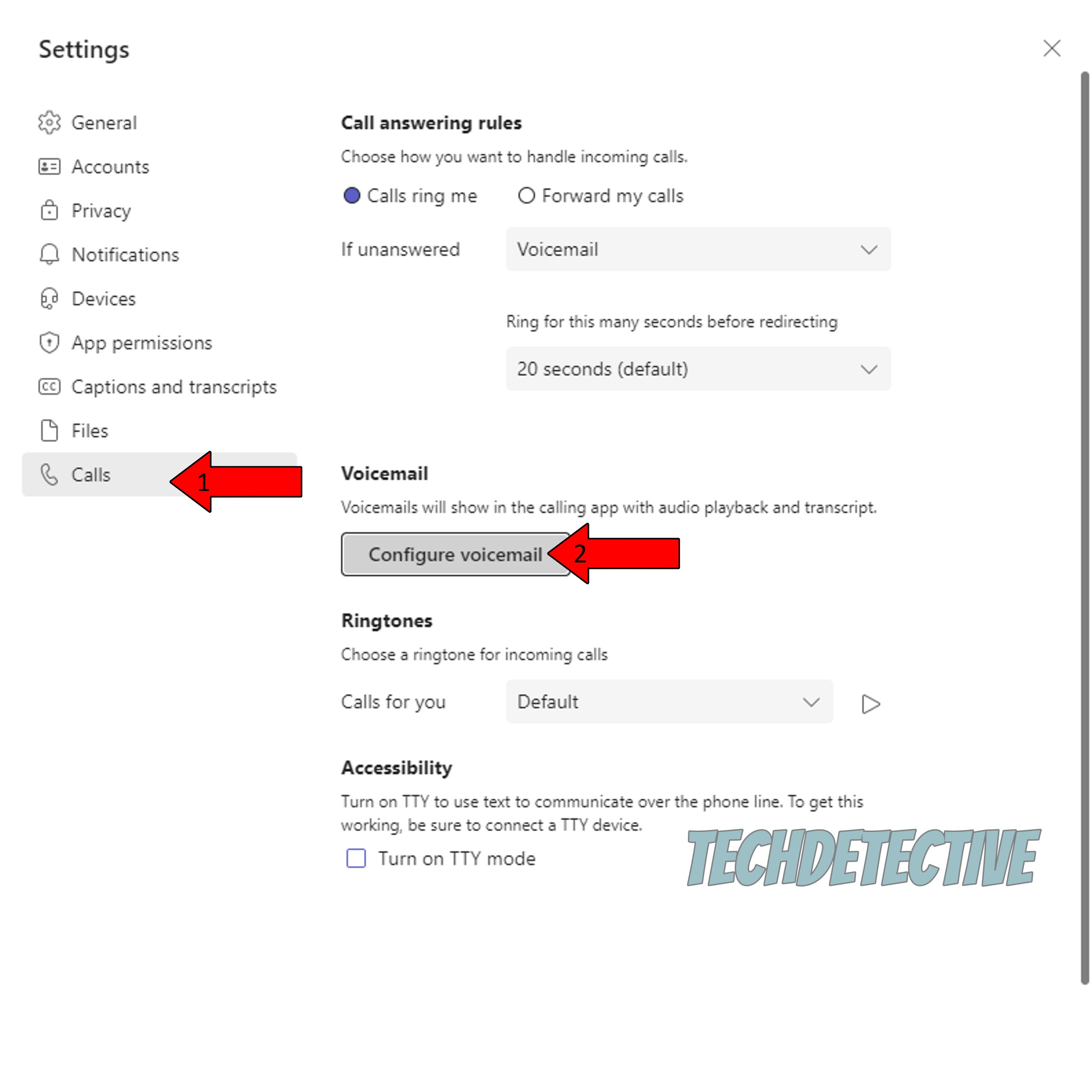 How to configure voicemail in Microsoft Teams