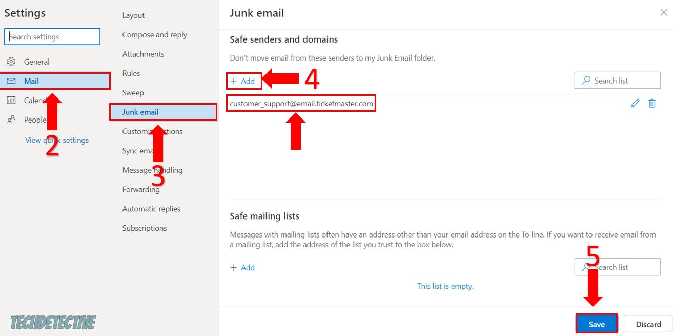 How to edit your safe senders and domains list on Outlook