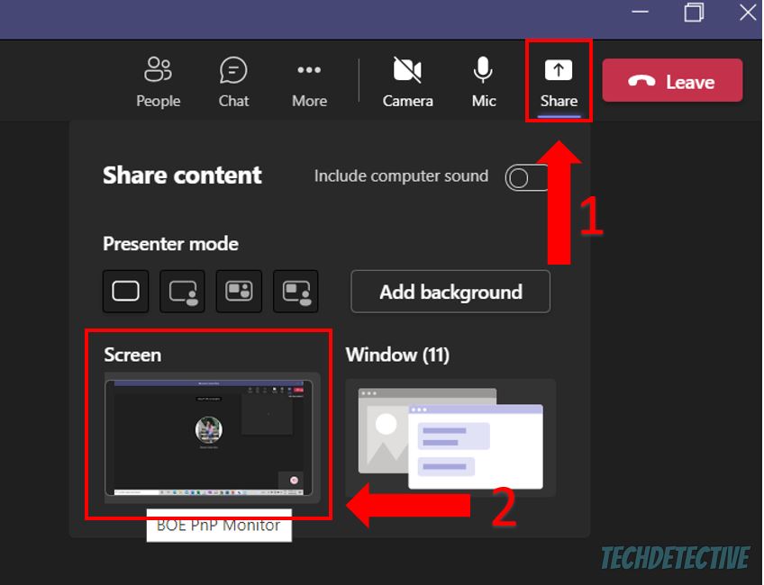 How to share your entire screen on Microsoft Teams