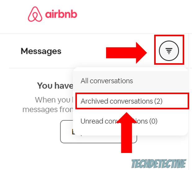 How to check your archived conversations on Airbnb