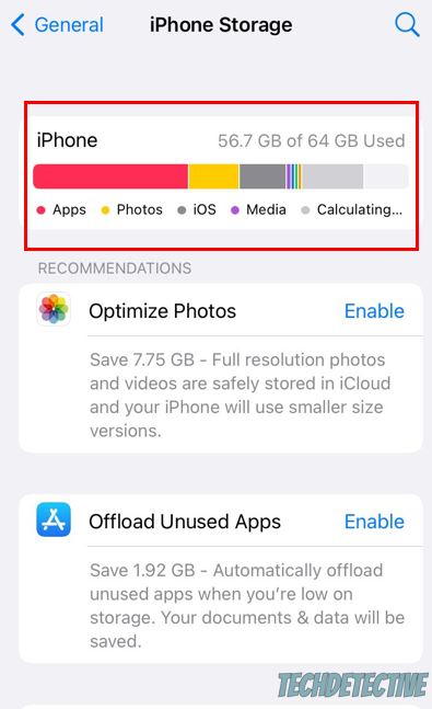 How to check your iPhone's storage space