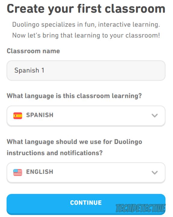 How to create a classroom on Duolingo