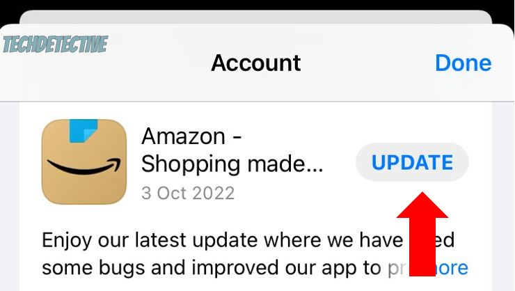 How to update the Amazon Shopping app