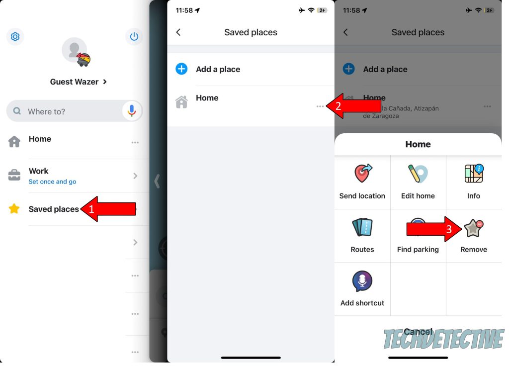 How to edit favorites & saved places on Waze
