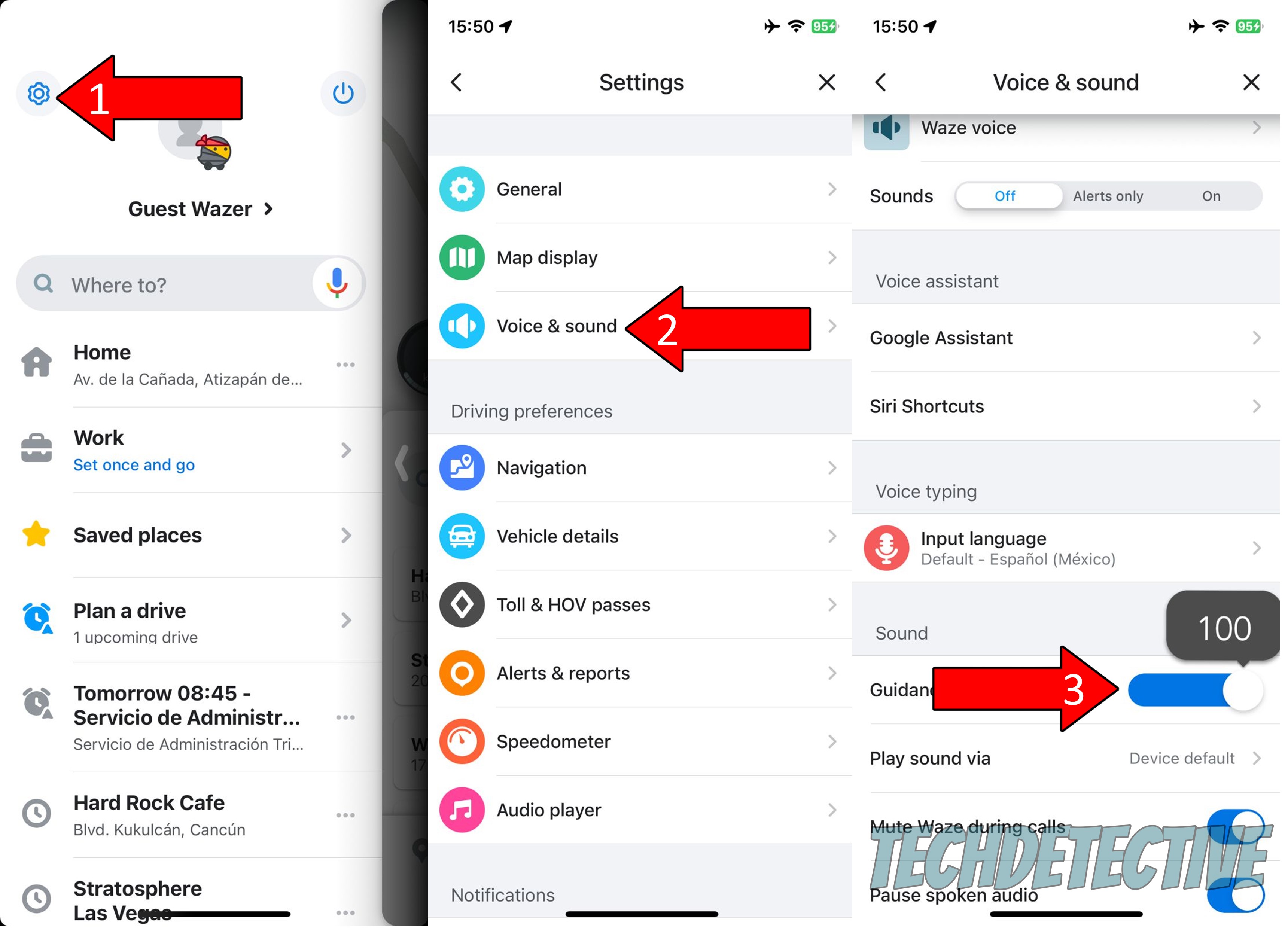 How to increase Waze's volume