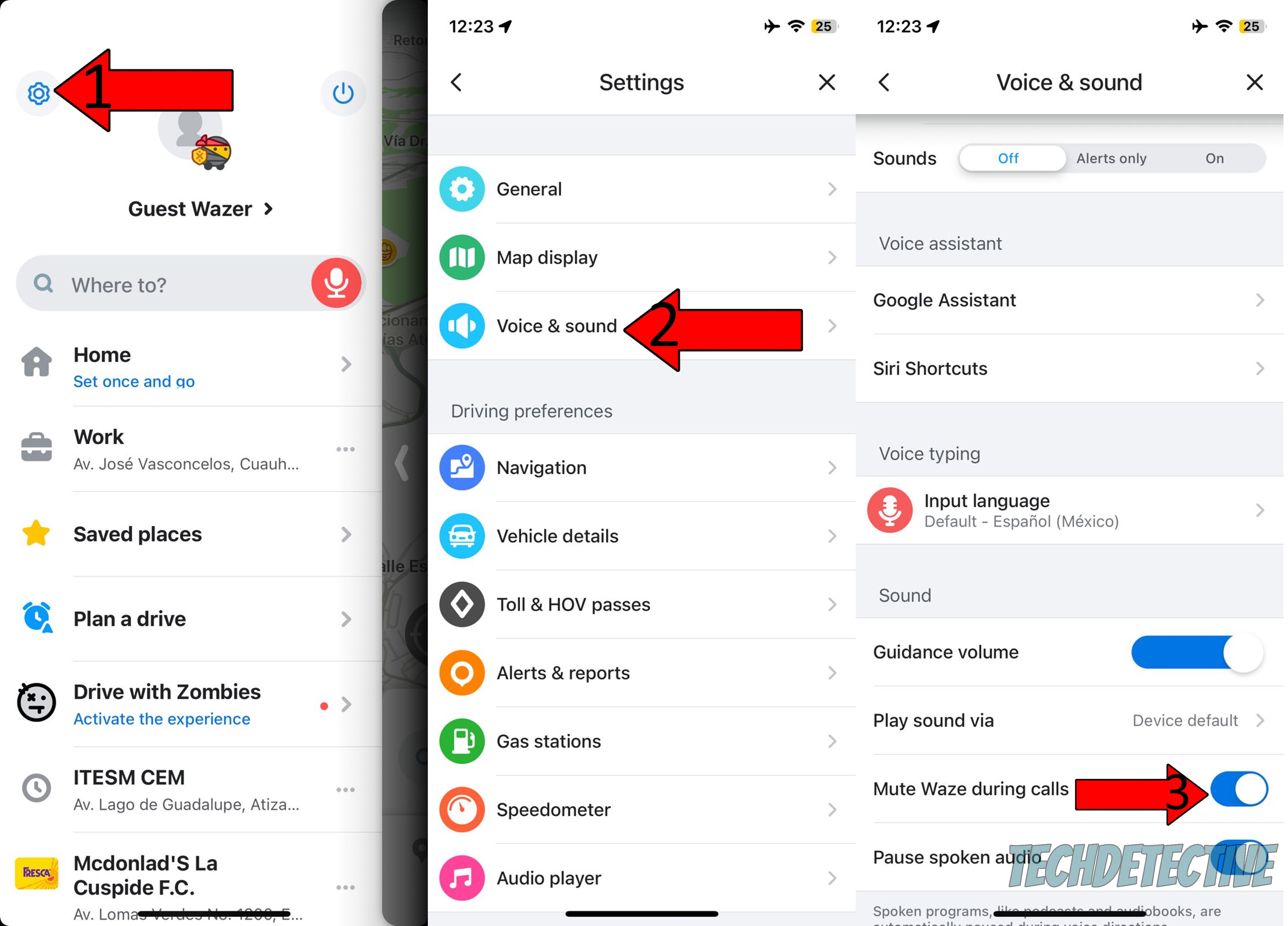 How to unmute Waze during calls