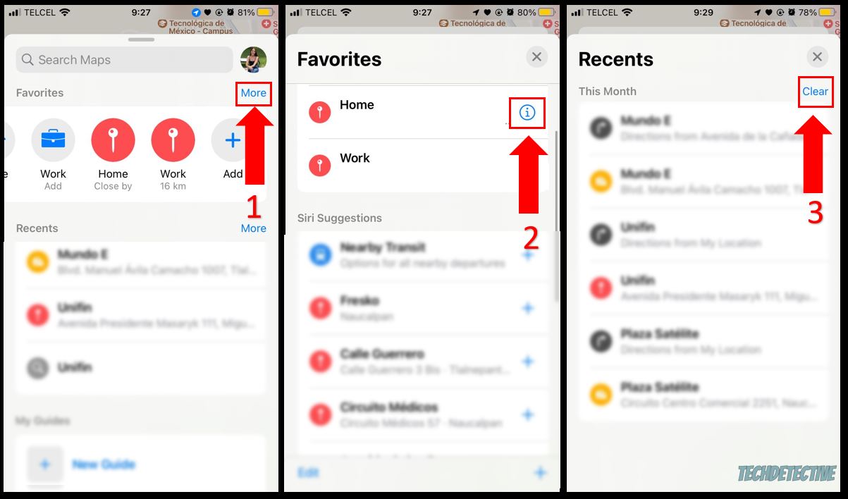 How to delete your bookmarks on Apple Maps