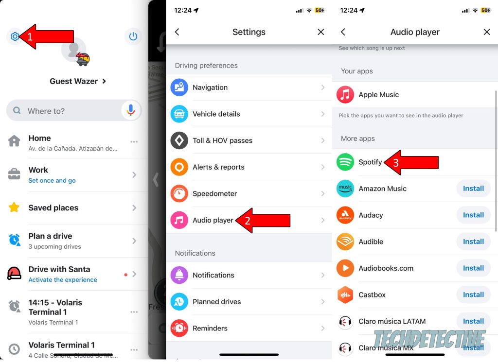 How to enable Spotify in Waze
