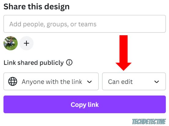 How to share a design on Canva