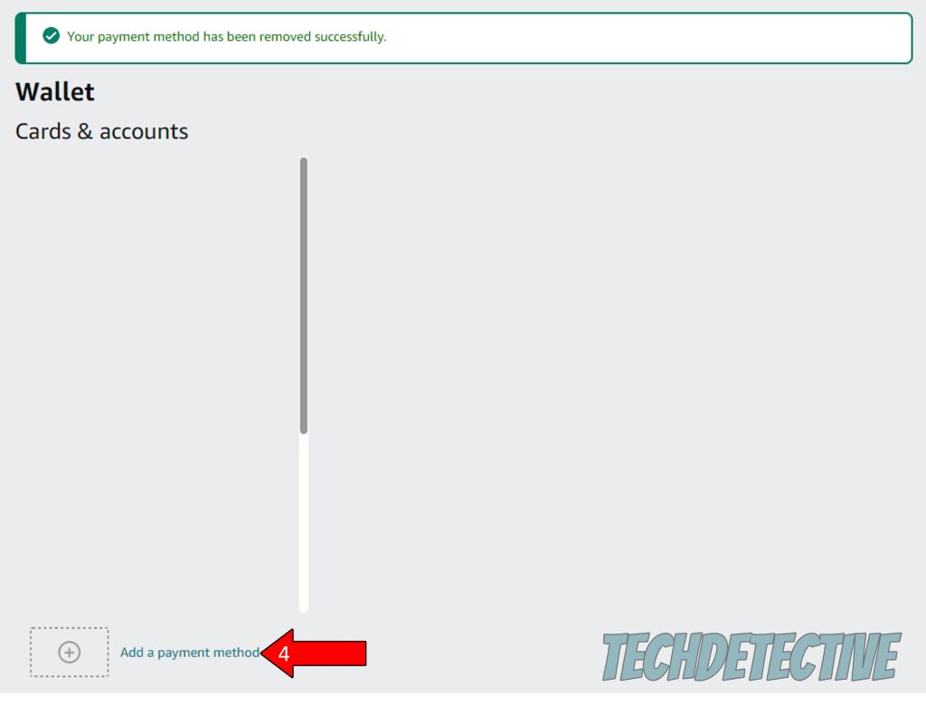 How to add a new payment method on Amazon