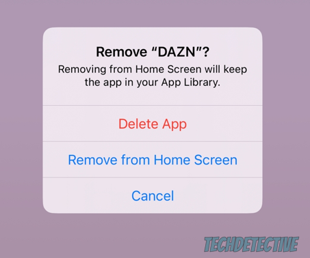 How to uninstall DAZN on iOS devices