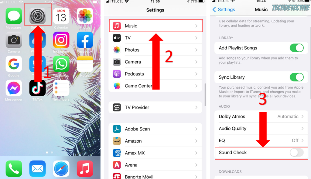 How to enable "Sound Check" on Apple Music